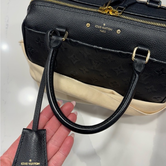 Louis Vuitton Speedy Bandoulière 25 in black empreinte leather - Picture 14 of 16